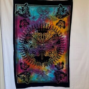 Multiples Vibrant Butterfly Tapestry